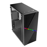 GABINETE ACTECK DRACO GM450 / MEDIA TORRE / ATX, MICRO ATX, MINI ITX / FUENTE 500W / PANEL CRISTAL TEMPLADO, METAL / NEGRO / AC-935715 GABINETE ACTECK DRACO GM450 / MEDIA TORRE / ATX, MICRO ATX, MINI ITX / FUENTE 500W / PANEL CRISTAL TEMPLADO, METAL / NEGRO / AC-935715